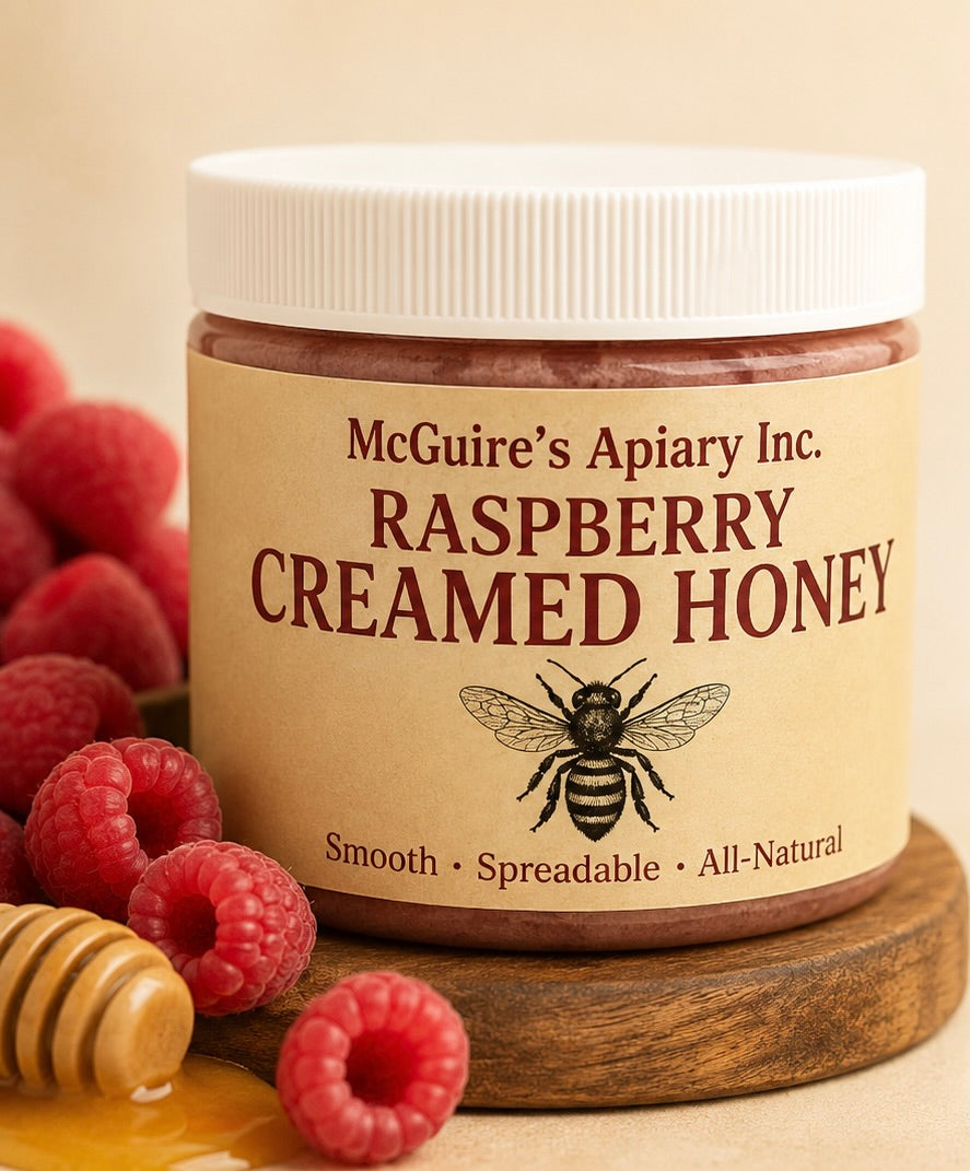 Raspberry Creamed Honey