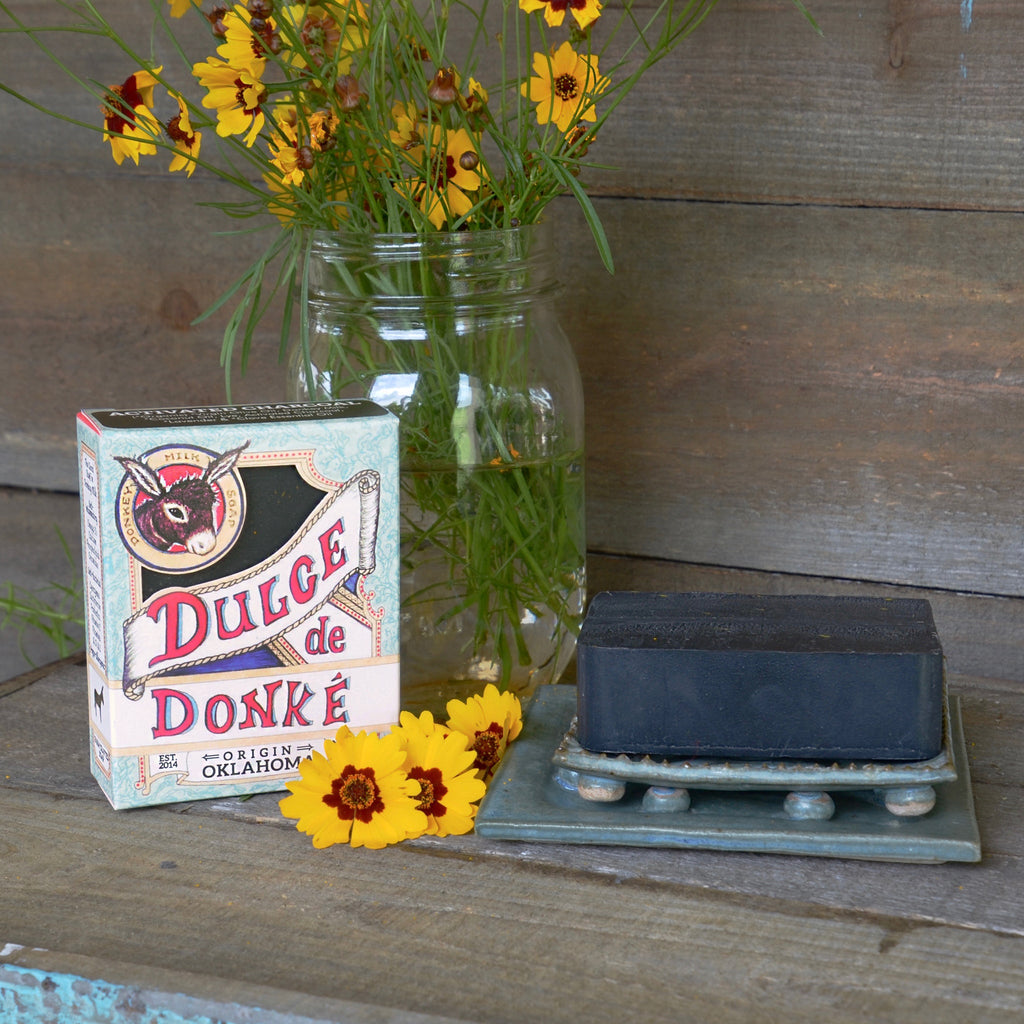 Activated Charcoal Donkey Milk Bar Soap 4.5 oz