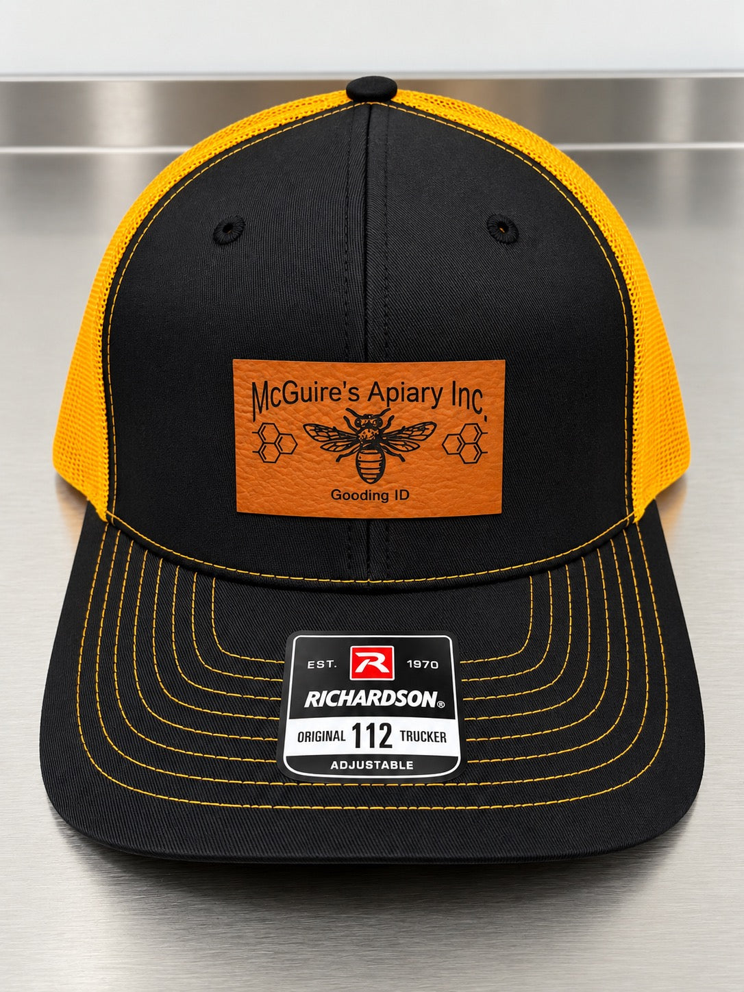 Black and Yellow Hat