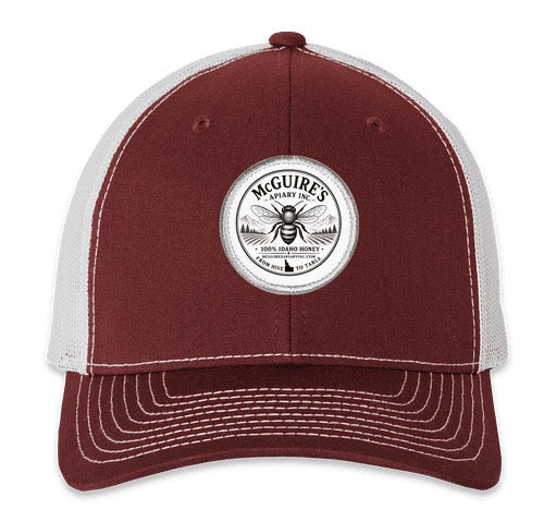 Richardson Snapback Trucker Hat – McGuire’s Apiary Circle Patch