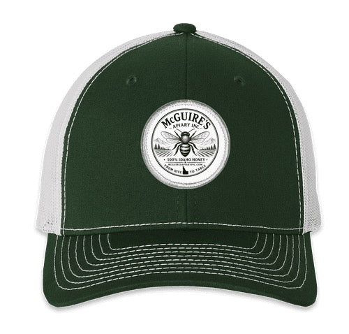 Richardson Snapback Trucker Hat – McGuire’s Apiary Circle Patch