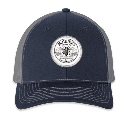 Richardson Snapback Trucker Hat – McGuire’s Apiary Circle Patch