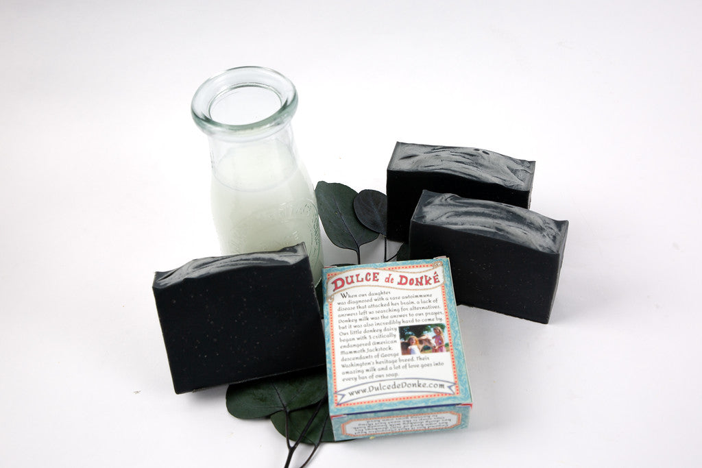 Activated Charcoal Donkey Milk Bar Soap 4.5 oz
