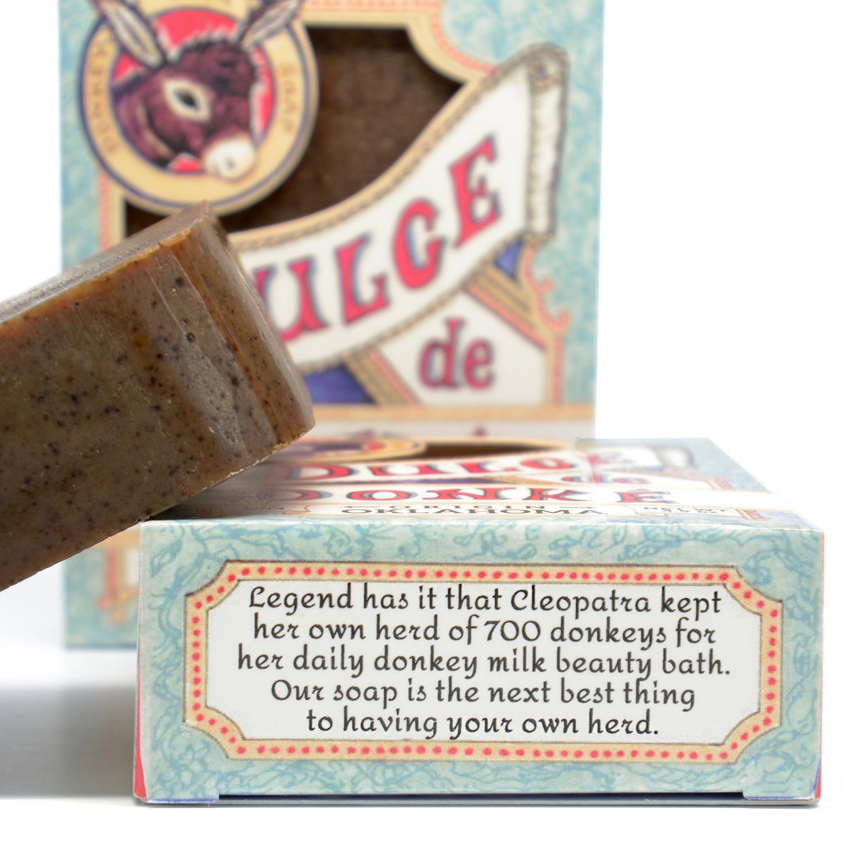 Exfoliating Spiced Coffee Donkey Milk Soap  4.5 oz